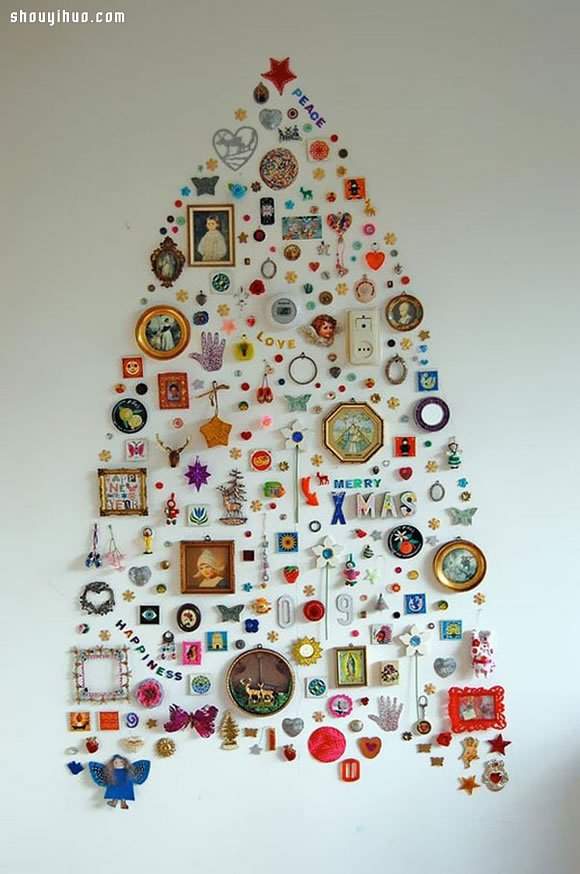 20个圣诞树DIY手工制作创意 来做圣诞树吧！