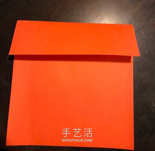 幼儿手工折纸狐狸的最简单方法图解