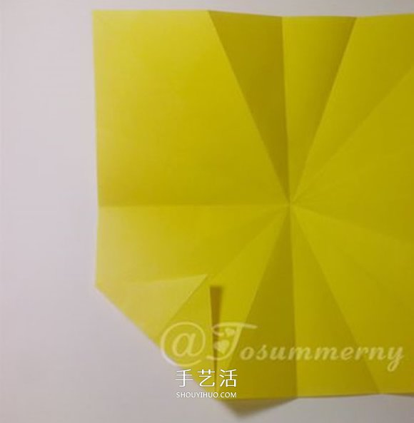 冬日里的暖阳!手工折纸立体太阳的折法图解
