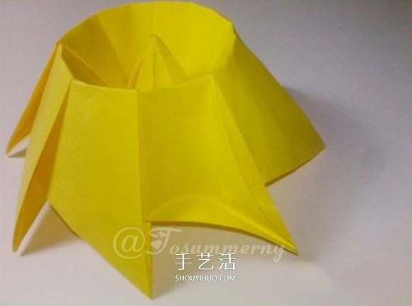 冬日里的暖阳!手工折纸立体太阳的折法图解