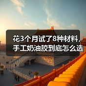 花3个月试了8种材料,手工奶油胶到底怎么选不踩坑(图4) 花3个月试了8种材料,手工奶油胶到底怎么选不踩坑(图4)