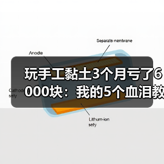 玩手工黏土3个月亏了6000块：我的5个血泪教训（图2）