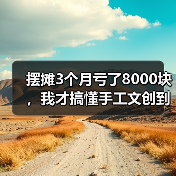 摆摊3个月亏了8000块,我才搞懂手工文创到底怎么玩(图1) 摆摊3个月亏了8000块,我才搞懂手工文创到底怎么玩(图1)