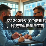 花1200块买了个教训后，我决定重新学手工制作（图1）