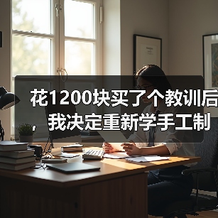 花1200块买了个教训后，我决定重新学手工制作（图4）