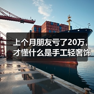 上个月朋友亏了20万,才懂什么是手工轻奢饰品(图4) 上个月朋友亏了20万,才懂什么是手工轻奢饰品(图4)