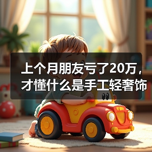 上个月朋友亏了20万,才懂什么是手工轻奢饰品(图1) 上个月朋友亏了20万,才懂什么是手工轻奢饰品(图1)