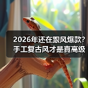 2026年还在跟风爆款?手工复古风才是真高级(图2) 2026年还在跟风爆款?手工复古风才是真高级(图2)