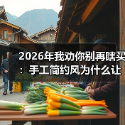 2026年我劝你别再瞎买:手工简约风为什么让年轻人越住越上瘾?(图4) 2026年我劝你别再瞎买:手工简约风为什么让年轻人越住越上瘾?(图4)