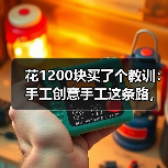 花1200块买了个教训:手工创意手工这条路,我差点走歪了(图2) 花1200块买了个教训:手工创意手工这条路,我差点走歪了(图2)