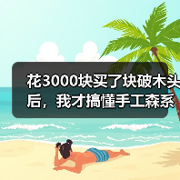 花3000块买了块破木头后，我才搞懂手工森系到底贵在哪（图2）