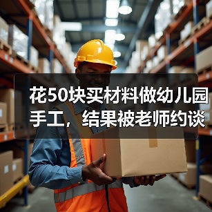 花50块买材料做幼儿园手工,结果被老师约谈了(图4) 花50块买材料做幼儿园手工,结果被老师约谈了(图4)