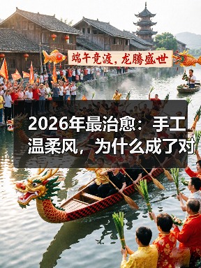 2026年最治愈:手工温柔风,为什么成了对抗焦虑的解药?(图2) 2026年最治愈:手工温柔风,为什么成了对抗焦虑的解药?(图2)