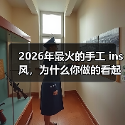 2026年最火的手工 ins 风,为什么你做的看起来还是像地摊货?(图4) 2026年最火的手工 ins 风,为什么你做的看起来还是像地摊货?(图4)