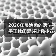 2026年最治愈的活法：手工休闲爱好让我少花了3万块（图1）