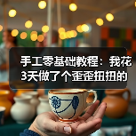 手工零基础教程:我花3天做了个歪歪扭扭的杯子,但收获比想象中大(图4) 手工零基础教程:我花3天做了个歪歪扭扭的杯子,但收获比想象中大(图4)