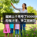 摆摊三个月亏了8000块后我才懂：手工摆摊到底图个啥（图2）