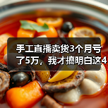 手工直播卖货3个月亏了5万,我才搞明白这4个坑(图1) 手工直播卖货3个月亏了5万,我才搞明白这4个坑(图1)