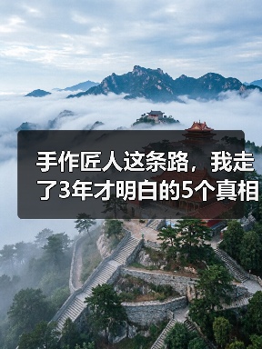 手作匠人这条路,我走了3年才明白的5个真相(图4) 手作匠人这条路,我走了3年才明白的5个真相(图4)