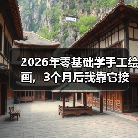 2026年零基础学手工绘画，3个月后我靠它接了第一单（图3）