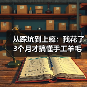 从踩坑到上瘾：我花了3个月才搞懂手工羊毛毡到底怎么玩（图4）