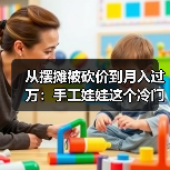 从摆摊被砍价到月入过万：手工娃娃这个冷门生意被我摸透了（图4）