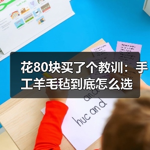 花80块买了个教训：手工羊毛毡到底怎么选（图3）