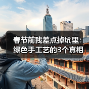 春节前我差点掉坑里：绿色手工艺的3个真相（图4）
