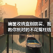 编筐收纳盒别瞎买，我教你挑对的不花冤枉钱（图1）