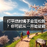 打平结时绳子总是松脱?你可能从一开始就做错了(图3) 打平结时绳子总是松脱?你可能从一开始就做错了(图3)