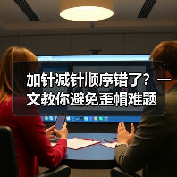 加针减针顺序错了？一文教你避免歪帽难题（图1）