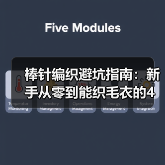 棒针编织避坑指南:新手从零到能织毛衣的4个月经验(图1) 棒针编织避坑指南:新手从零到能织毛衣的4个月经验(图1)