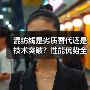 混纺线是劣质替代还是技术突破?性能优势全解析(图3) 混纺线是劣质替代还是技术突破?性能优势全解析(图3)