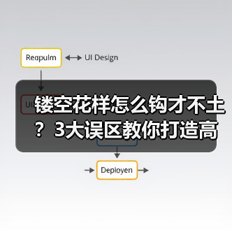 镂空花样怎么钩才不土?3大误区教你打造高级感(图4) 镂空花样怎么钩才不土?3大误区教你打造高级感(图4)