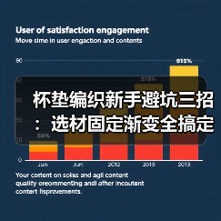 杯垫编织新手避坑三招：选材固定渐变全搞定（图3）