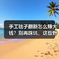 手工毯子翻新怎么赚大钱？别再踩坑，这些野路子太香了（图1）