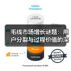 毛线市场增长谜题:用户分裂与过程价值的深层观察(图1) 毛线市场增长谜题:用户分裂与过程价值的深层观察(图1)